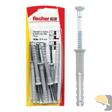 TASSELLO FISCHER BLISTER N 6 - 80 K (pezzi 15)