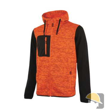 FELPA U-POWER RAINBOW ARANCIO FLUO tg. L