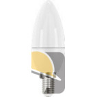 LAMPADA SHOT LED STD OLIVA OPALE E14 4,9W 470lm 6500°K