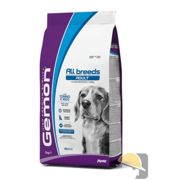 GEMON CANE ALL BREEDS ADULT TONNO RISO KG 3