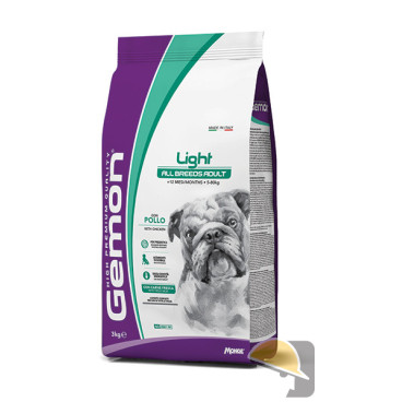 GEMON CANE ALL BREEDS ADULT LIGHT  kg 3