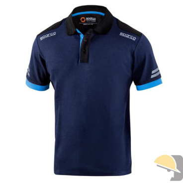 POLO SPARCO TECH TOLEDO BLU/AZZURRO tg. L