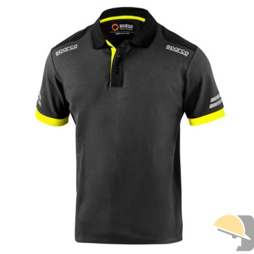 POLO SPARCO TECH TOLEDO GRIGIO/GIALLO tg. L