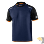 T-SHIRT SPARCO TECH TUCSON BLU/ARANCIO tg. M