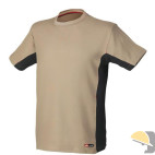 T-SHIRT ISSA STRETCH BEIGE tg. M