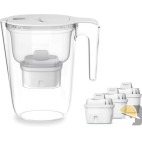 PHILIPS CARAFFA FILTRAGGIO ACQUA lt. 2,6 BIANCA + 3 filtri