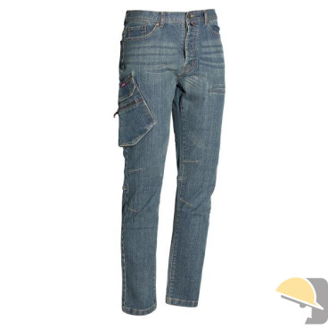 PANTALONE ISSA JEANS STRETCH MULTIPOCK tg. L