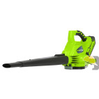 GREENWORKS 40V SOFFIATORE/ASPIRATORE GD40BV SOLO CORPO