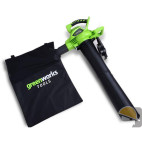 GREENWORKS 40V SOFFIATORE/ASPIRATORE GD40BV SOLO CORPO