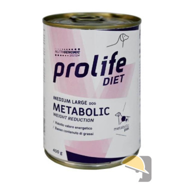 PROLIFE DOG WET LATTINA 400 gr DIET METABOLIC