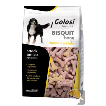 GOLOSI BISQUIT BONE TONNO PATATE 600 GR