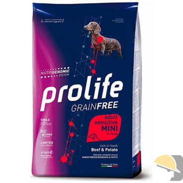 PROLIFE DOG GRAIN FREE SENSITIVE BEEF&POTATO MINI 2 KG