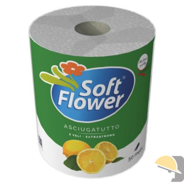 CARTA SOFTFLOWER ASCIUGATUTTO MONOROTOLO