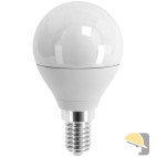 LAMPADA SHOT LED STD SFERA OPALE E14 4,9W 470lm 4000°K