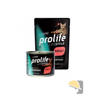 PROLIFE CAT BUSTA 85g LIFE STYLE ADULT SALMONE