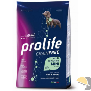 PROLIFE DOG GRAIN FREE SENSITIVE FISH&POTATO MINI Kg 7,5